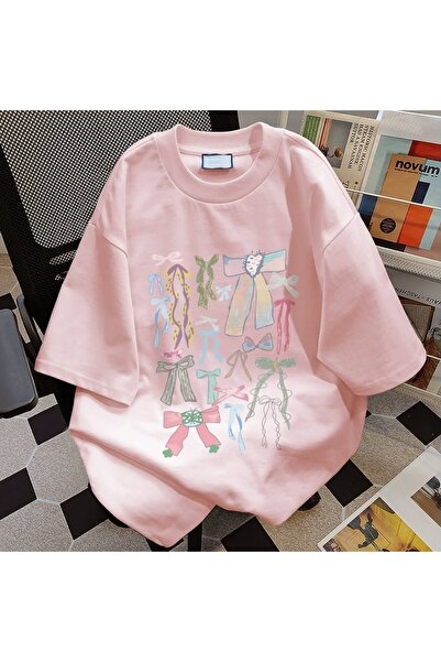 Luliana Printed premium quality washed street style oversize t-shirt