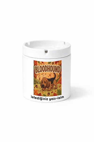 Kirbi Reklam هدية منفضة سجائر مطبوعة على الوجهين على شكل كلب من Animal Bloodh...