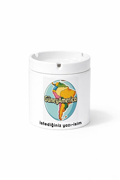 Kirbi Reklam هدية منفضة سجائر مطبوعة على الوجهين من Diger South America