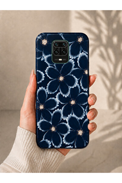 OVADA Redmi Note 9 Pro Uyumlu Çiçek Desenli Telefon Kılıfı