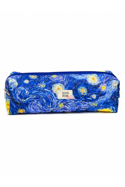 TALKING DREAMS Van Gogh Starry Night Patterned Hair Styling Bag