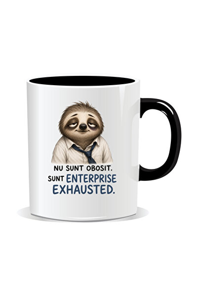 Mug Mania Personalized mug with messages for corporate people, I'm not tired,...