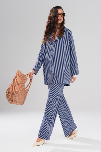 tugfashion Navy Line Voyage Gömlek Lacivert