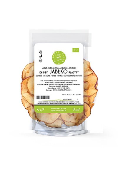 winoszarnia Organic apple chips – 500g slices of dried apples, cut from apple...