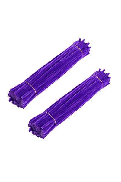 Choice4 Deep purple-200pcs 200PCS Purple Series Pipe Cleaners, Purple Pipe Cl...