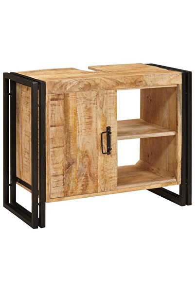 vidaxl Sink cabinet Brown 71 x 33 x 58 cm Solid mango wood