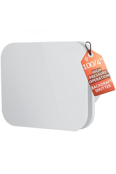 Turbionaire Ventilator de baie TREND 100 SWM, Panou frontal Alb Mat, Presiune...