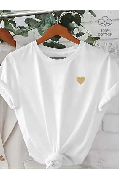 puolikuu Unisex Comfortable Fit Tshirt with Ribbon and Double Print