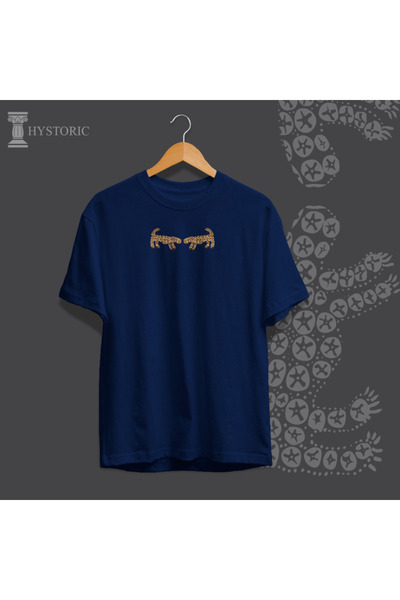 Hystoric Wear تي شيرت كبير الحجم مطبوع عليه نمور سقاطة هويك