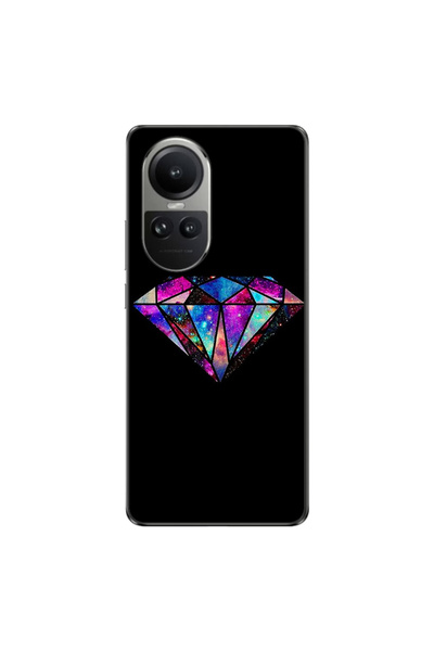 OEM Husa compatibila cu Oppo Reno10 5G Silicon Gel Tpu Model Diamond Black
