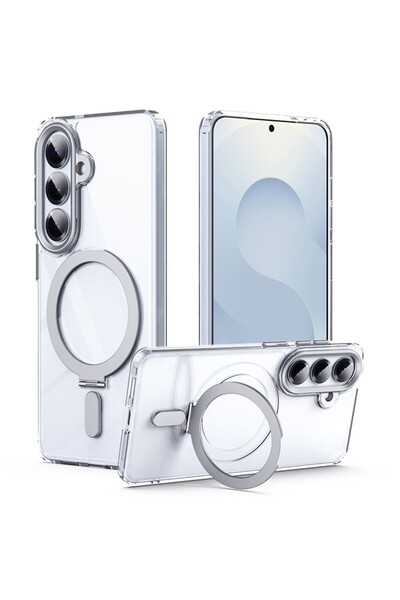 sscase Premium Magsafe Σκληρή Θήκη με Stand Silver (Samsung Galaxy S26 Plus 5G)