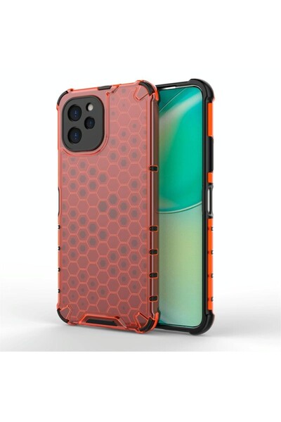 sscase Honeycomb Σκληρή Θήκη Red (Huawei Nova Y61)