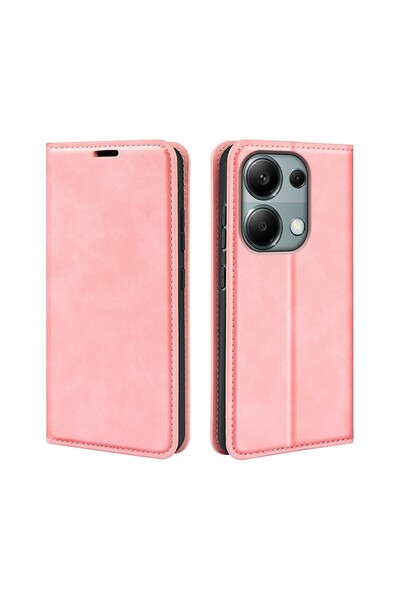 sscase Retro Magnetic Θήκη Βιβλίο Pink (Xiaomi Redmi Note 13 Pro 4G/Poco M6 P...