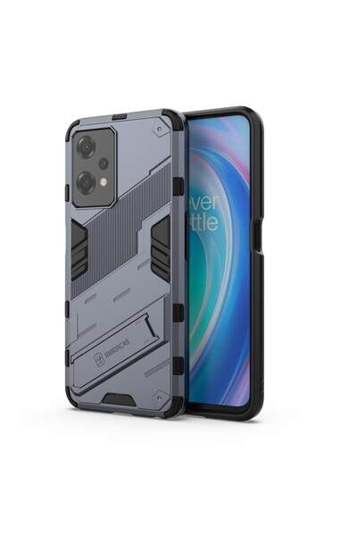 sscase Punk Armor Σκληρή Θήκη με Στήριγμα Grey (ONEPLUS Nord CE 2 Lite 5G)