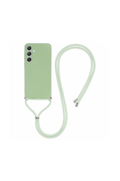 sscase Candy Colors Θήκη Σιλικόνης με Λουράκι Matcha Green (Samsung Galaxy A5...