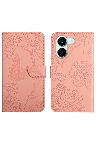 sscase Butterfly Θήκη Πορτοφόλι Pink (Xiaomi Poco X8 Pro 5G)