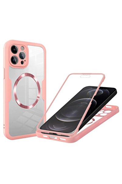 sscase 360 Degrees Coverage MagSafe Σκληρή Θήκη Pink (Apple iPhone 12 Pro Max)