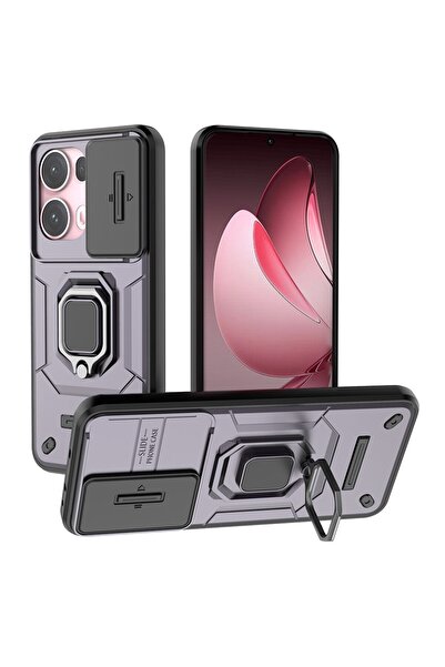 sscase Sliding Camshield Σκληρή Θήκη με Δαχτυλίδι Purple (Oppo Reno13 Pro 5G)