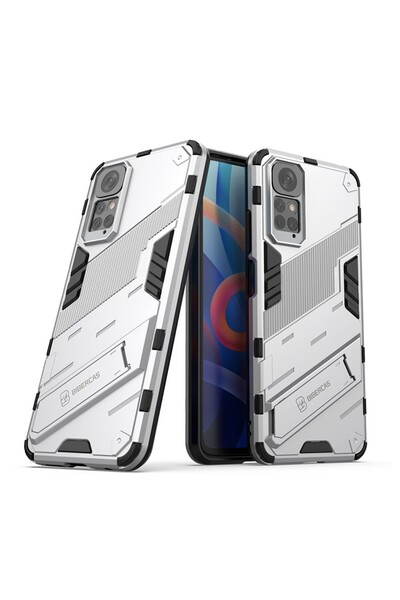 sscase Global Punk Armor Σκληρή Θήκη με Στήριγμα White (Xiaomi Redmi Note 11/...