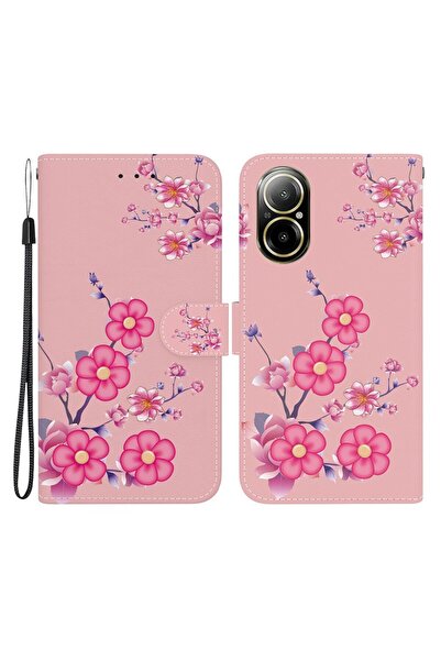sscase Colored Drawing Θήκη Πορτοφόλι Sakura (Realme C67 4G)