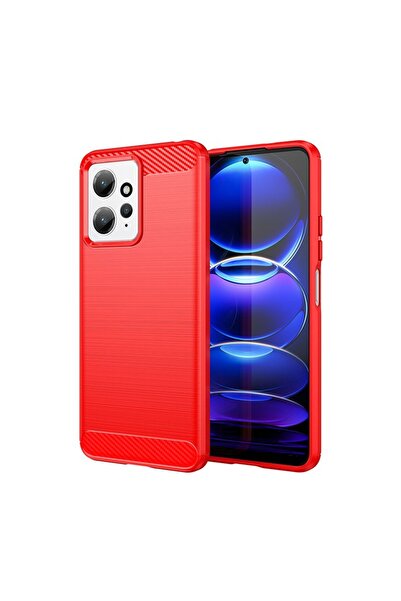 sscase Brushed Carbon Θήκη Σιλικόνης Red (Xiaomi Redmi Note 12 4G)