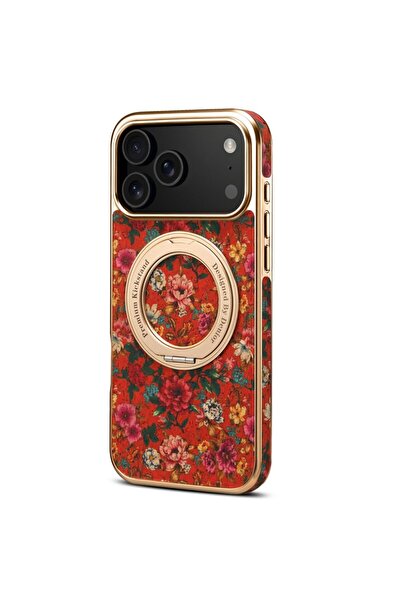 sscase Floral MagSafe Σκληρή Θήκη με Δαχτυλίδι Red (Apple iPhone 17 Pro)