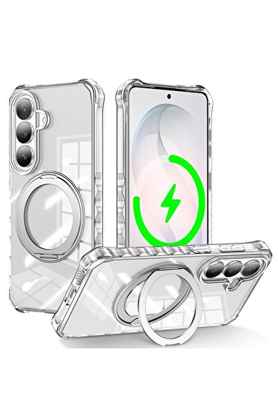 sscase Buffer Magsafe Σκληρή Θήκη με Stand Transparent (Samsung Galaxy S26 5G)