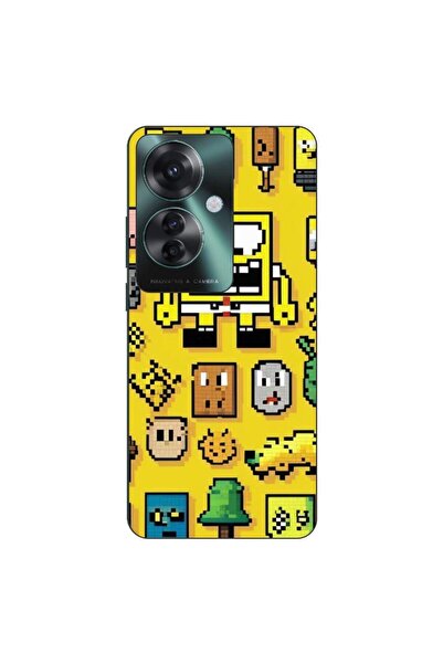 OEM Case compatible with Oppo Reno11 F 5G Silicone Gel Tpu Pattern Pixel Art ...