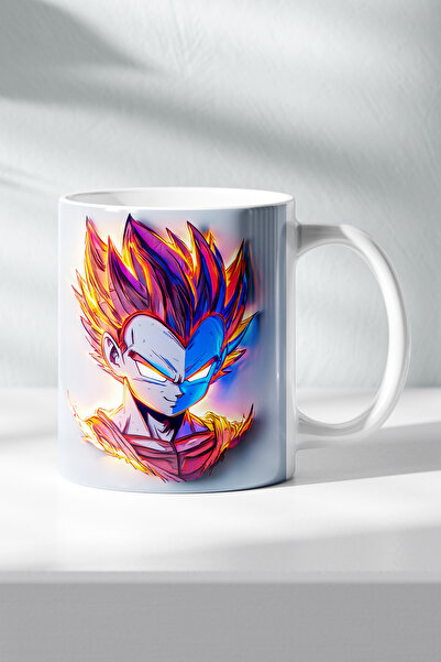 DekorHane Dragon Ball Anime Figured Porcelain, Son Goku Vegeta Themed, Gift T...
