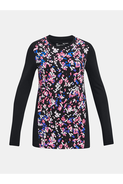 Under Armour Tricou CW Novelty cu mânecă lungă și guler rotund - Negru