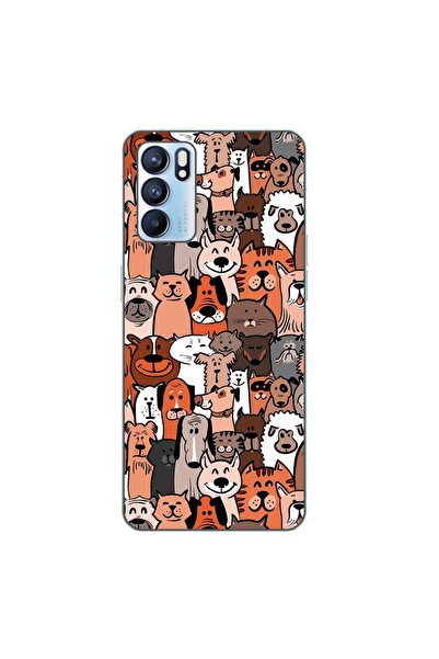 OEM Husa compatibila cu Oppo Reno6 5G Silicon Gel Tpu Model Caini si Pisici P...