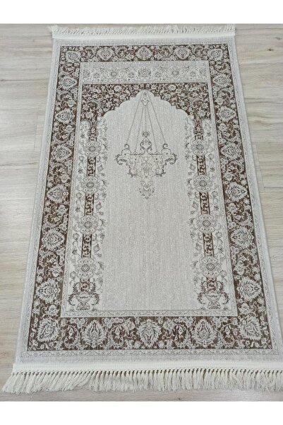 PIRLANTA 100 Tarak İpeksi̇ Seccade Krem Brown