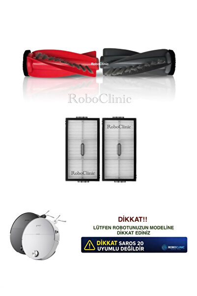 Roboclinic فرشاة رئيسية بديلة متوافقة مع مكنسة روبوروك ساروس 20 سونيك الروبوت...