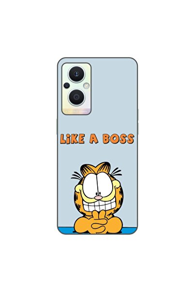 OEM Θήκη συμβατή με Oppo Reno7 Lite Σιλικόνης Τζελ TPU με σχέδιο Garfield Lik...