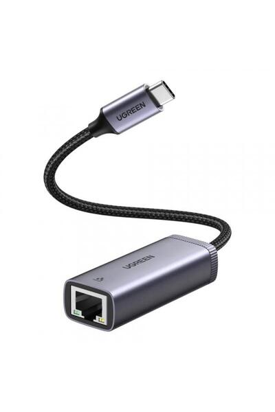 Ugreen CM483 USB-C to RJ45 Gigabit Ethernet Adapter, Gray