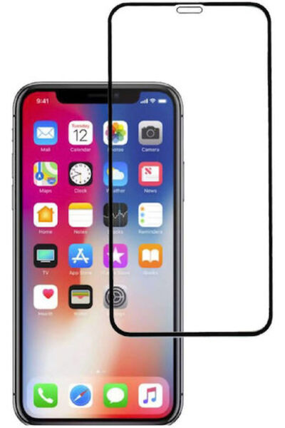 POWERTECH 5D Πλήρης Κόλλα Πλήρες Κάλυμμα Προσώπου Σκληρυμένο Γυαλί (iPhone 11...