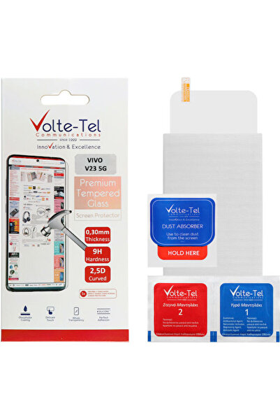 Other Volte-Tel 2.5D 0.30mm Πλήρης Κόλλα Πλήρης Κάλυψη Σκληρυμένο Γυαλί (Vivo...
