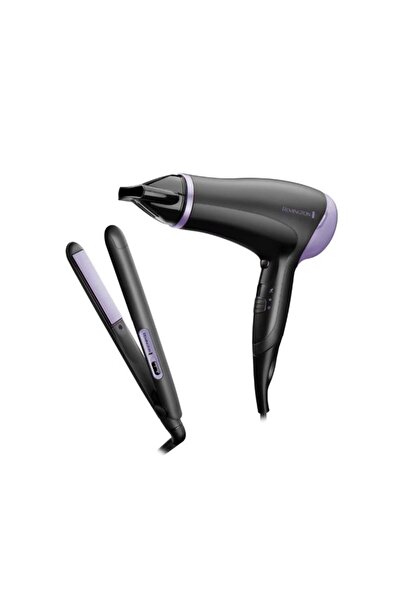 Remington Σετ ισιωτικής μαλλιών, 215 ° Υψηλή θερμοκρασία, Γρήγορη θέρμανση, Έ...
