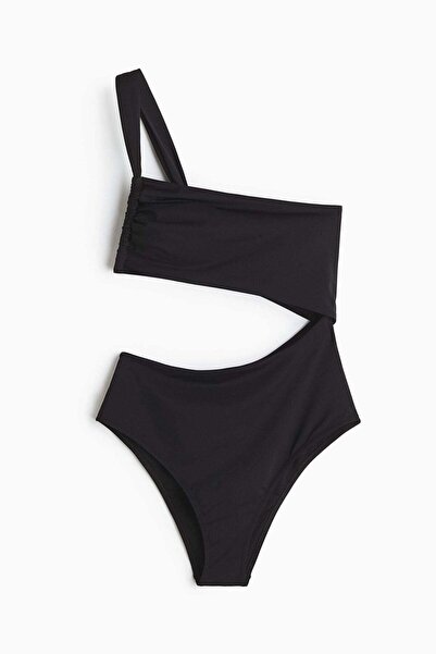 H&M One-shoulder cut-out swimsuit