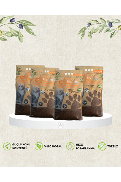 HK Cat Litter | Zeytin Çekirdeğinden Üretilen %100 Doğal Aktif Karbonlu Kedi ...