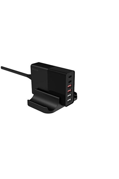 Devia Σταθμός Φόρτισης με 4 Θύρες Εξόδου USB-A και 2 Θύρες Εξόδου USB-C, Παρο...