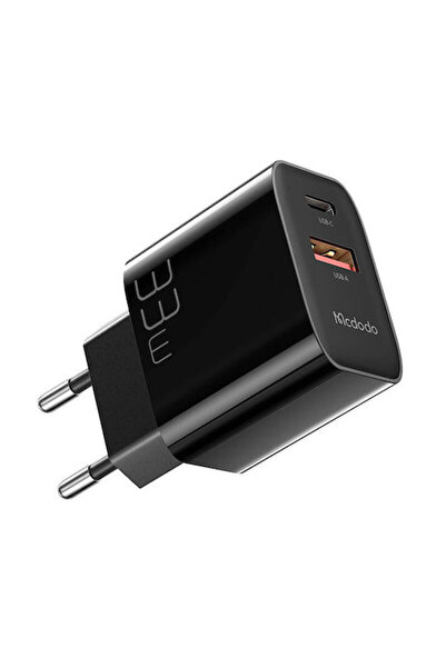 Mcdodo Φορτιστής χωρίς καλώδιο GaN με θύρα USB-A και θύρα USB-C 33W Μαύρο (CH...
