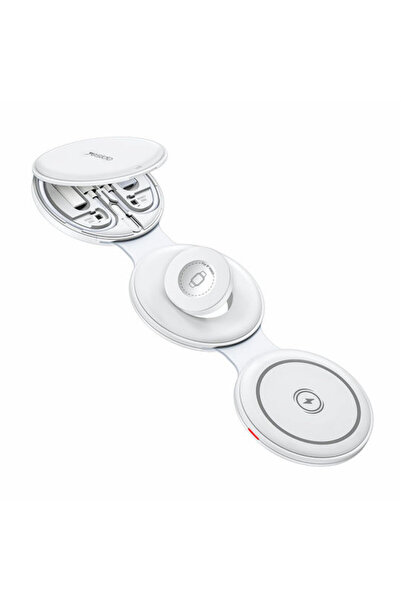 Yesido Ασύρματος Φορτιστής (Qi Pad) 15W Λευκός (DS29)