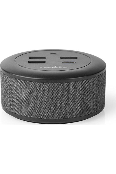 Nedis Βάση φόρτισης με 3 θύρες USB-A και 1 θύρα USB-C 18W σε μαύρο χρώμα (FSC...
