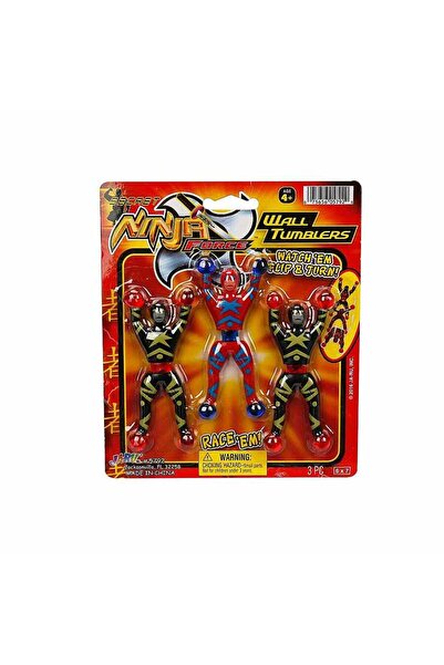 Sunman Duvara Yapışan Taklacı Ninja Siyah- Kırmızı Snm004