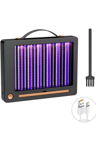 Generic مصيدة ذباب داخلية بتقنية LED، مصباح يدوم 10 سنوات، موفر للطاقة ومستدا...