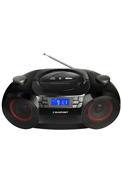 Blaupunkt Микросистема BB30BT, Bluetooth, FM, CD, USB, MP3, черен