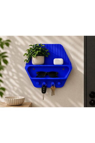 farist Modern Wall-Mounted Key Holder and Organizer Rack |   Glasses, Keys, a...