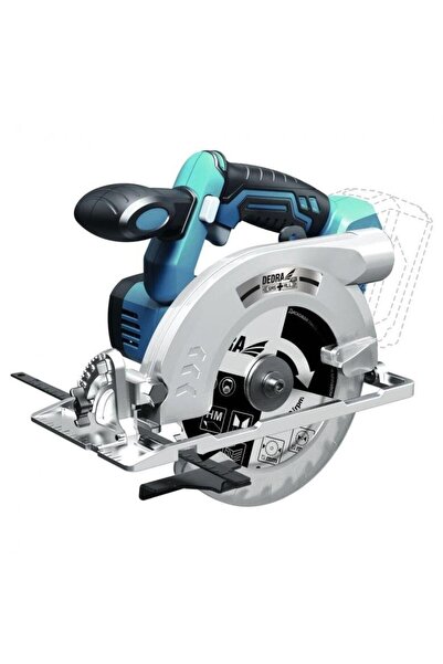 dedra 18V Li-Ion Cordless Circular Saw for Wood, 165mm, Brushless, Multicolor