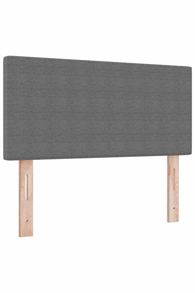 vidaxl Tăblie cap Gri deschis 80 cm Țesătură din corduroy